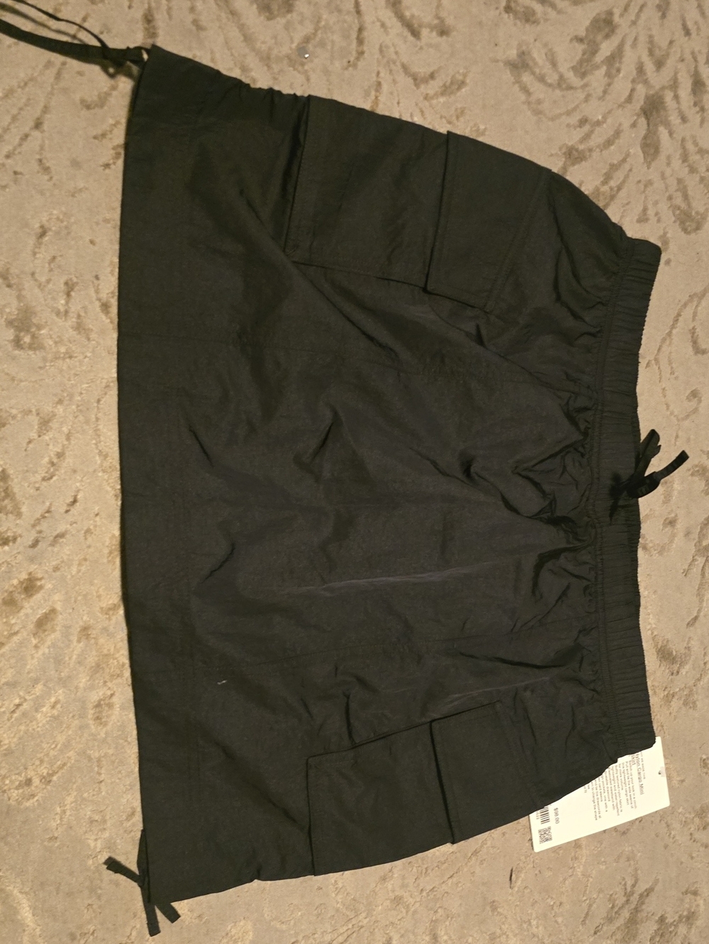 Lululemon Athletica Nylon Cargo Mini Skirt - Black
